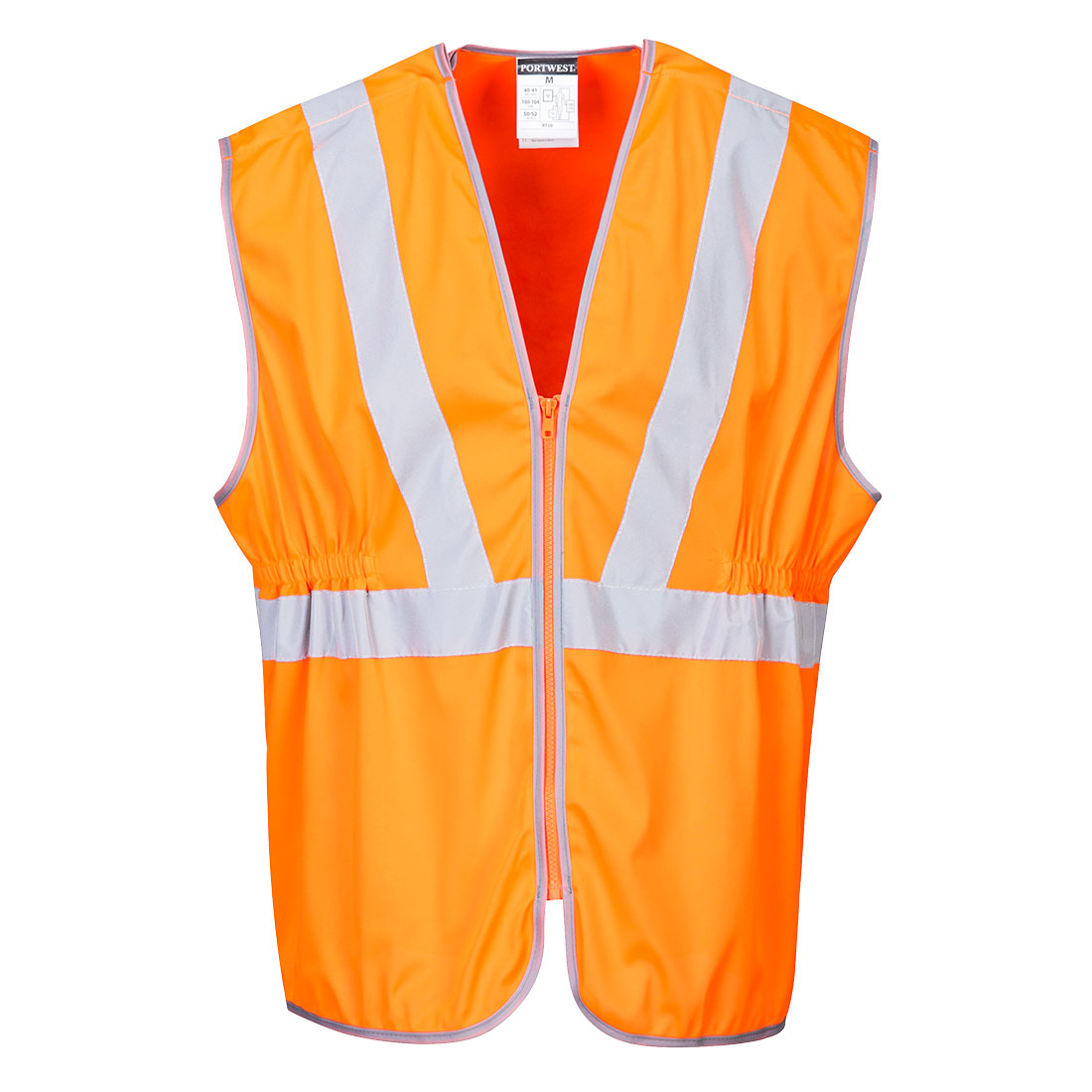 Portwest Hi-Vis Zip Long Length Vest 