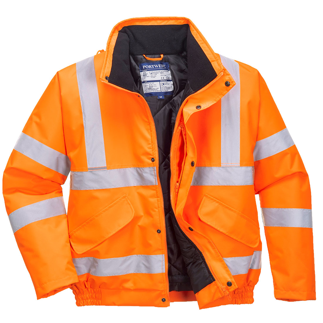 Portwest Hi-Vis Winter Bomber Jacket - Style RT32
