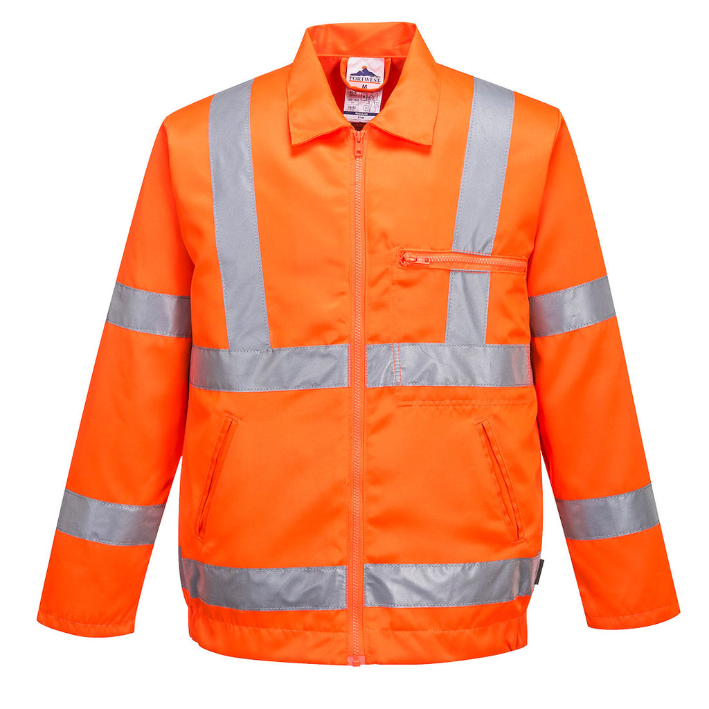 Portwest Hi-Vis Polycotton Bomber Jacket - Style RT40