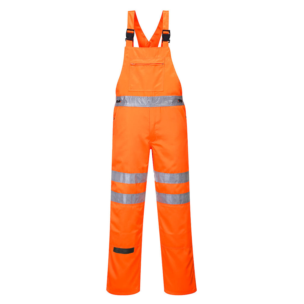 Portwest Hi-Vis Polycotton Service Bib and Brace- Style RT43