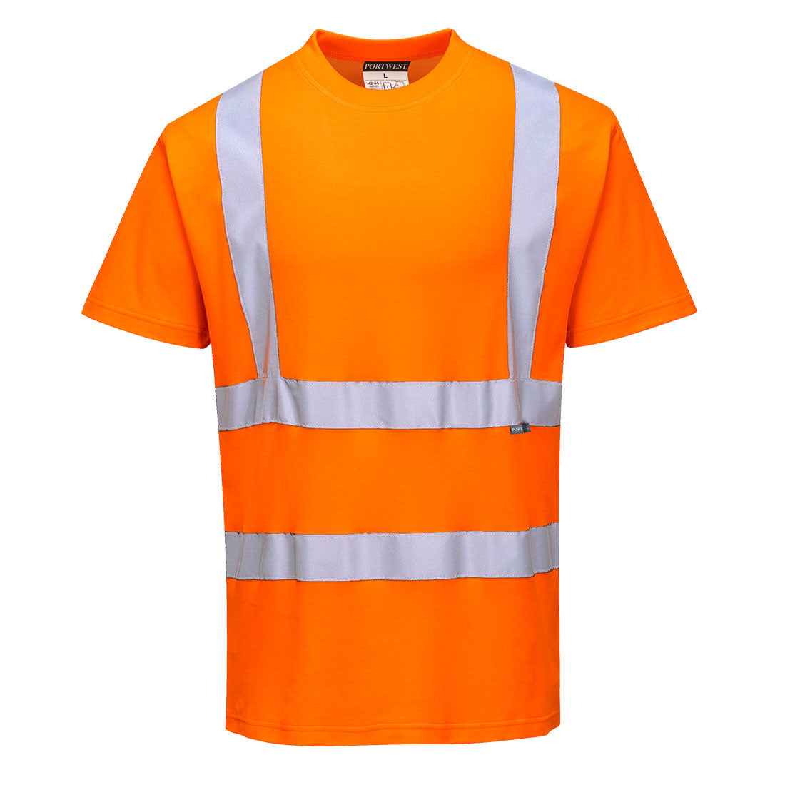 Portwest Hi-Vis Cotton Comfort T-Shirt S/S 