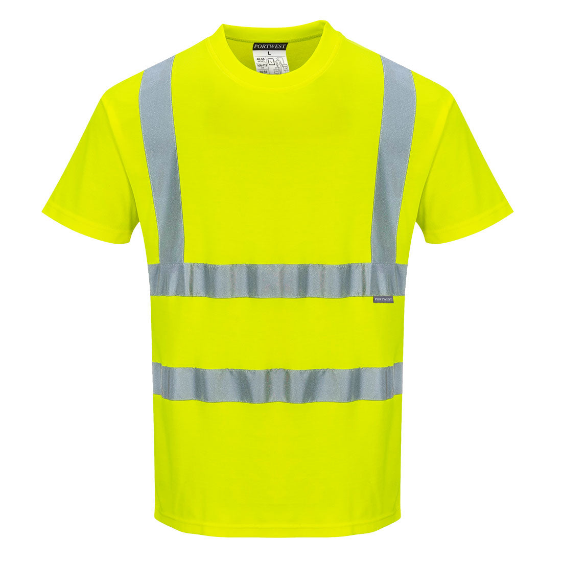 Portwest Hi-Vis Cotton Comfort T-Shirt S/S - Style S170
