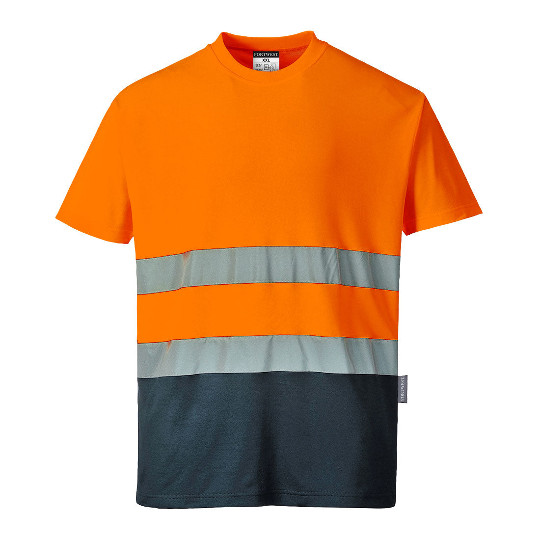Portwest Hi-Vis Cotton Comfort Contrast T-Shirt S/S - Style S173