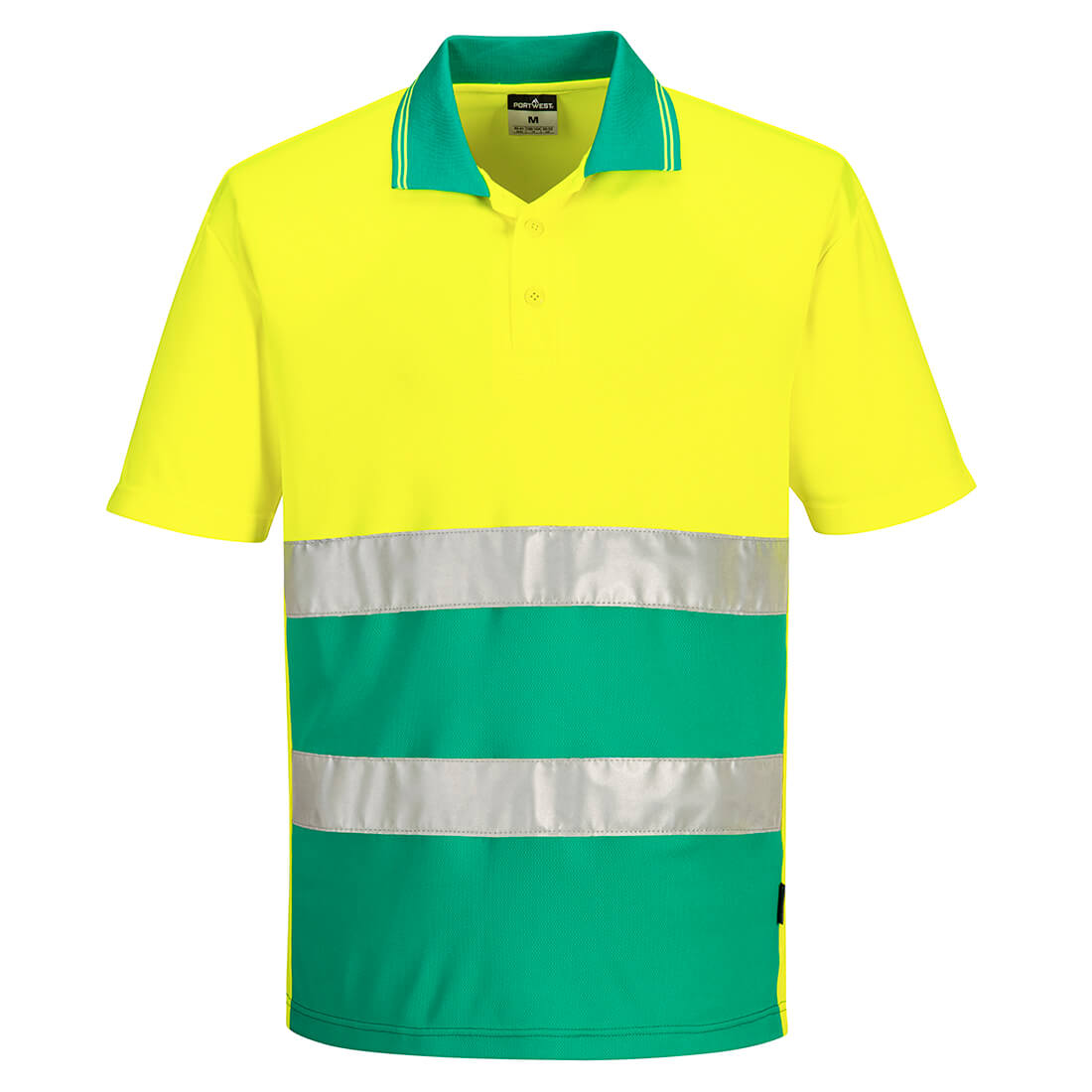 Portwest Hi-Vis Lightweight Contrast Polo Shirt S/S - Style S175