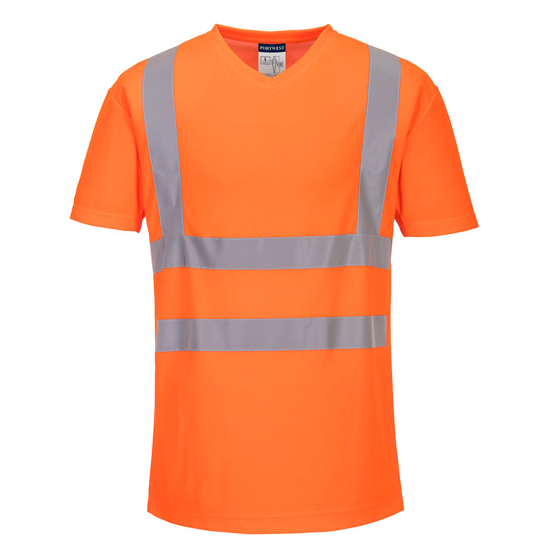 Portwest Hi-Vis Cotton Comfort Mesh Insert T-Shirt S/S - Style S179
