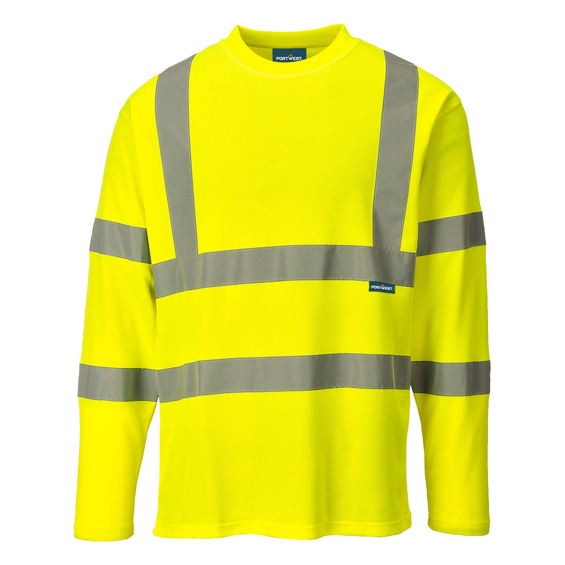 Portwest Hi-Vis Cotton Comfort T-Shirt L/S - Style S278
