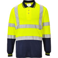 Portwest Hi-Vis Contrast Polo Shirt L/S - Style S279
