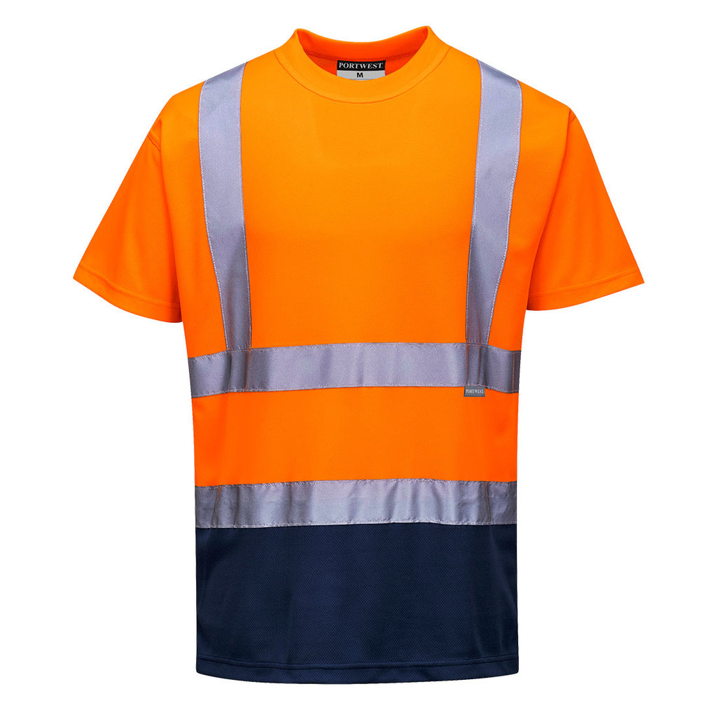 Portwest Hi-Vis Contrast T-Shirt S/S 