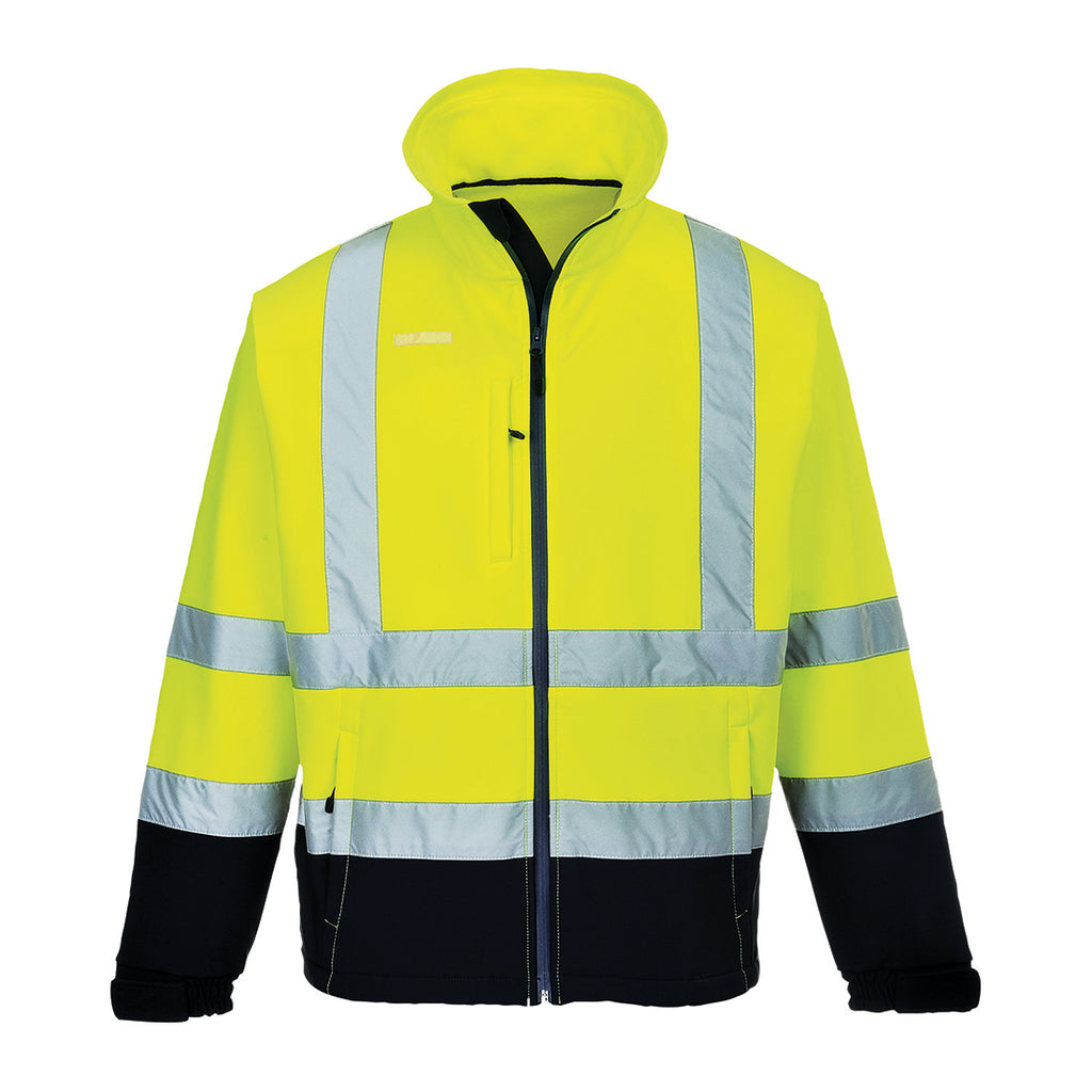 Portwest Hi-Vis Contrast Softshell (3L)- Style S425