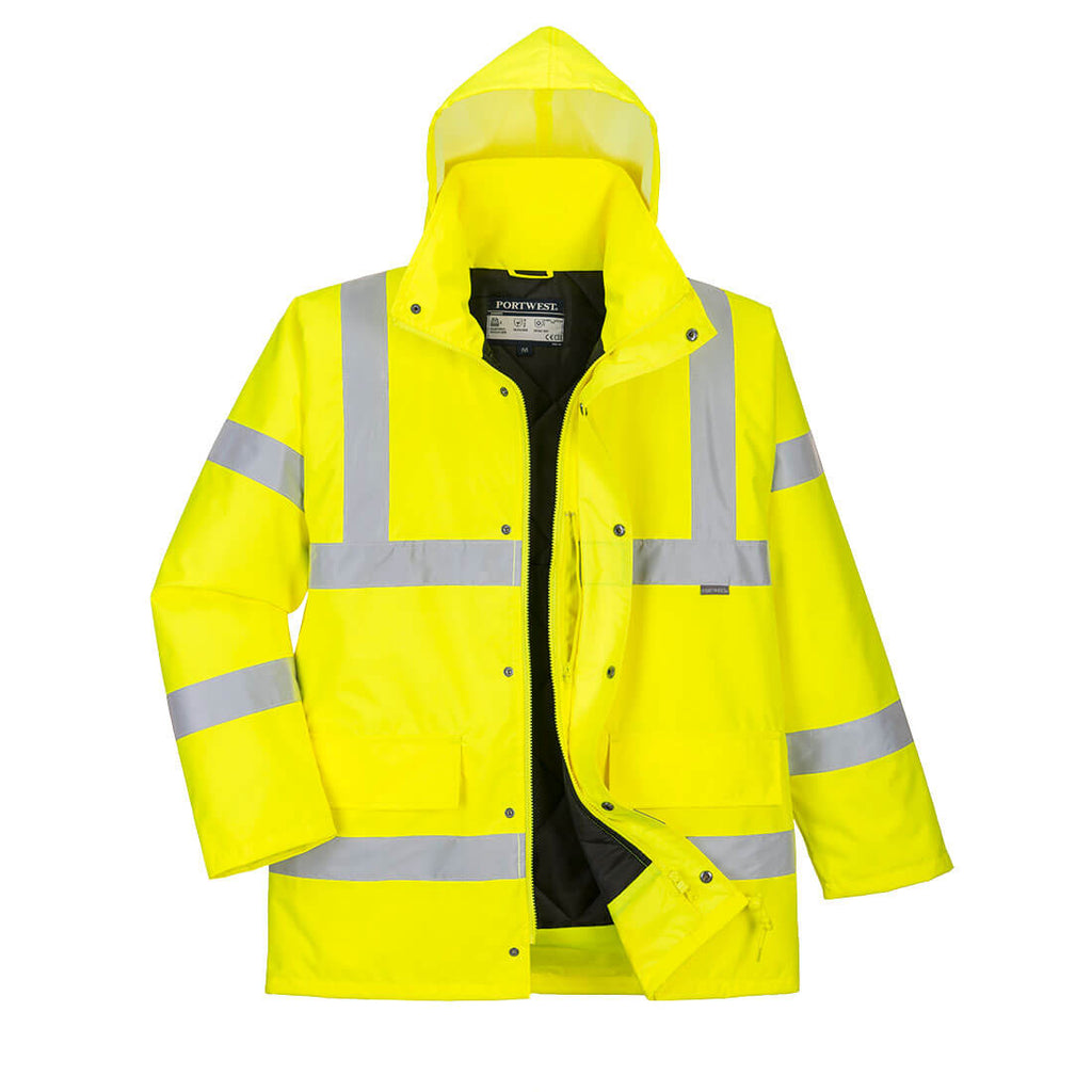 Portwest Hi-Vis Breathable Winter Traffic Jacket- Style S461
