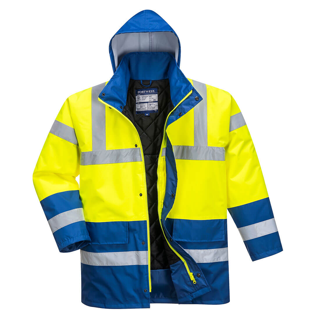 Portwest Hi-Vis Contrast Winter Traffic Jacket - Style S466