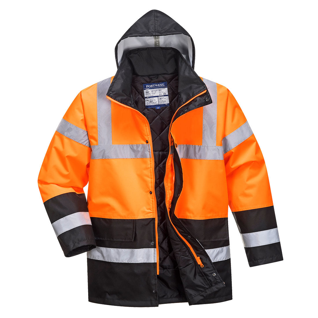 Portwest Hi-Vis Contrast Winter Traffic Jacket - Style S467