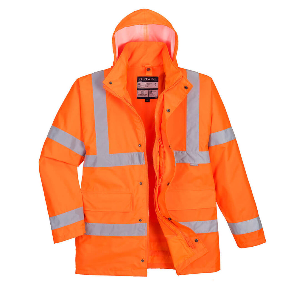 Portwest Hi-Vis 4-in-1 Traffic Jacket- Style S468