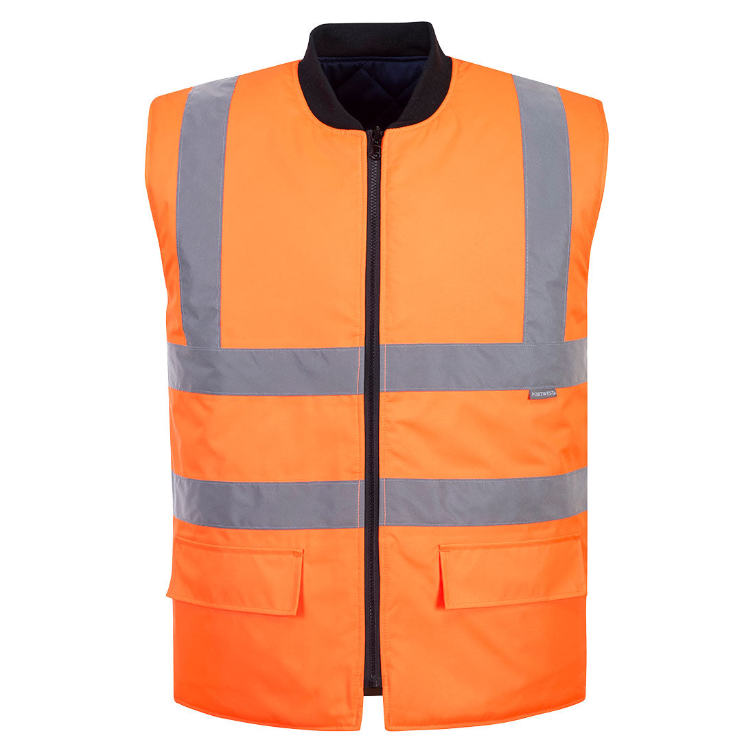Portwest Hi-Vis Reversible Bodywarmer- Style S469