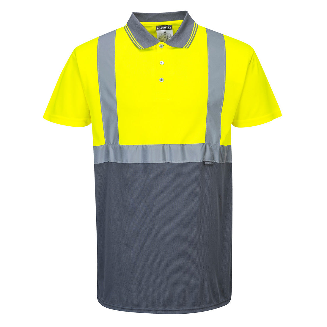 Portwest Hi-Vis Contrast Polo Shirt S/S - Style S479