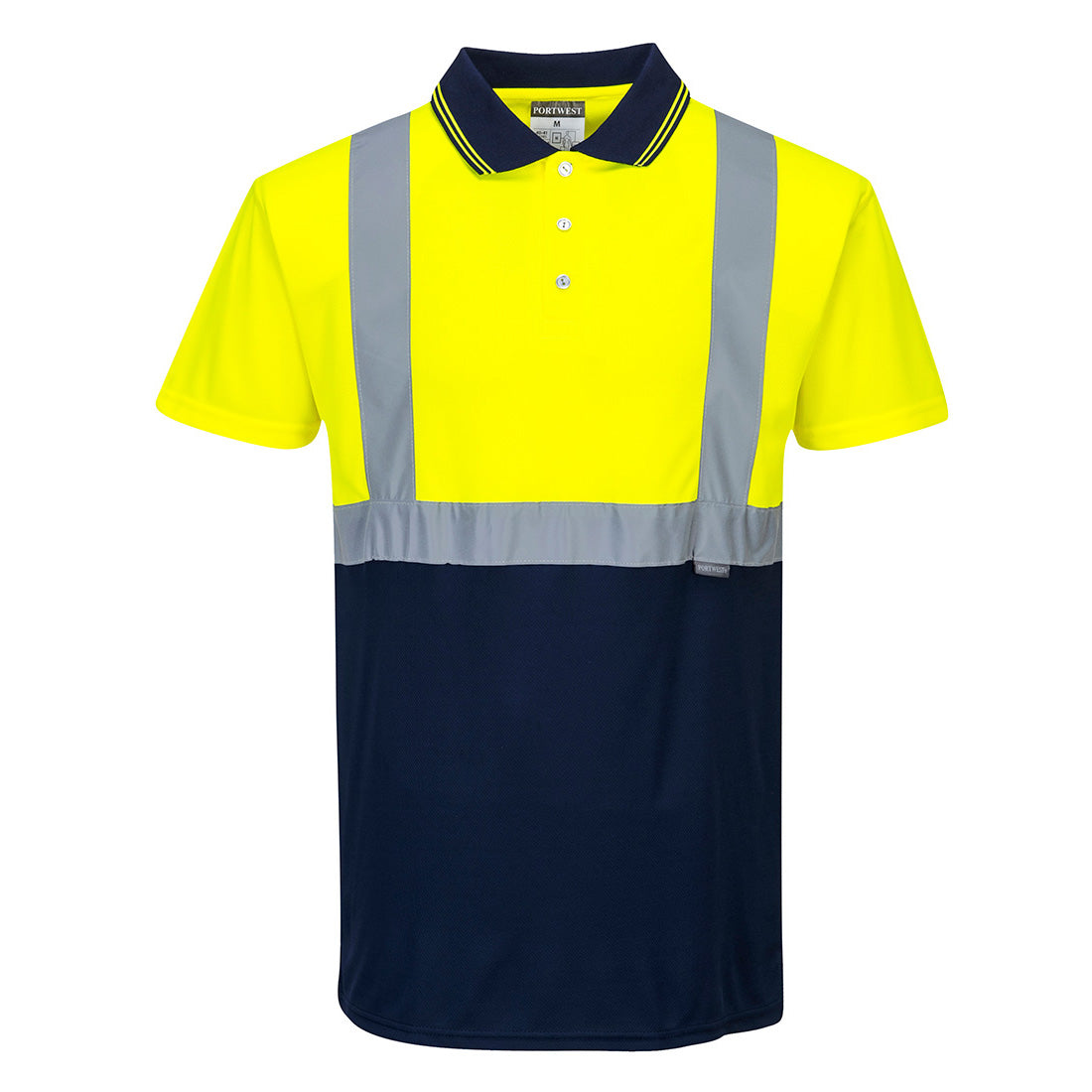 Portwest Hi-Vis Contrast Polo Shirt S/S - Style S479
