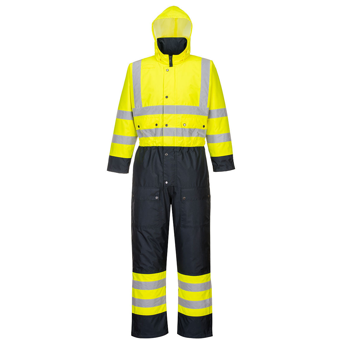 Portwest Hi-Vis Contrast Winter Coverall- Style S485