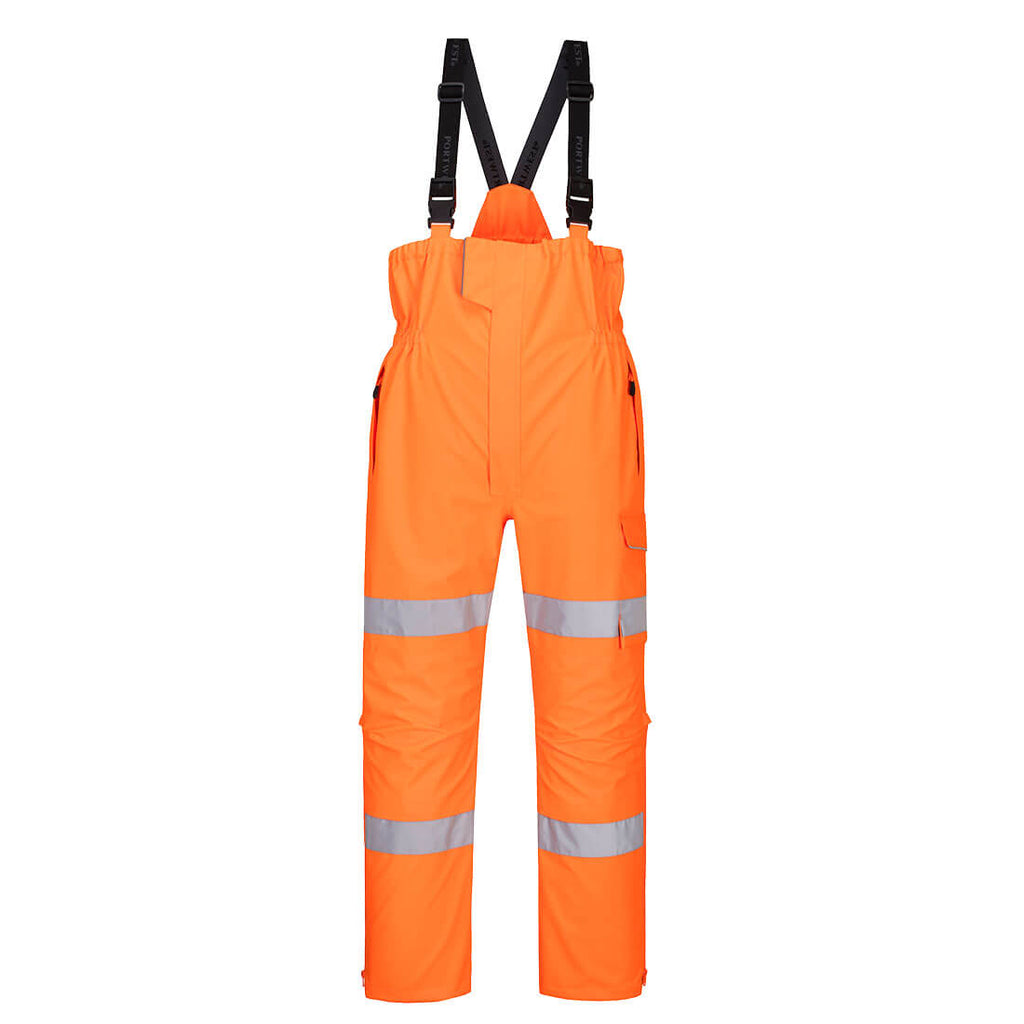 Portwest Hi-Vis Extreme Rain Bib and Brace- Style S594