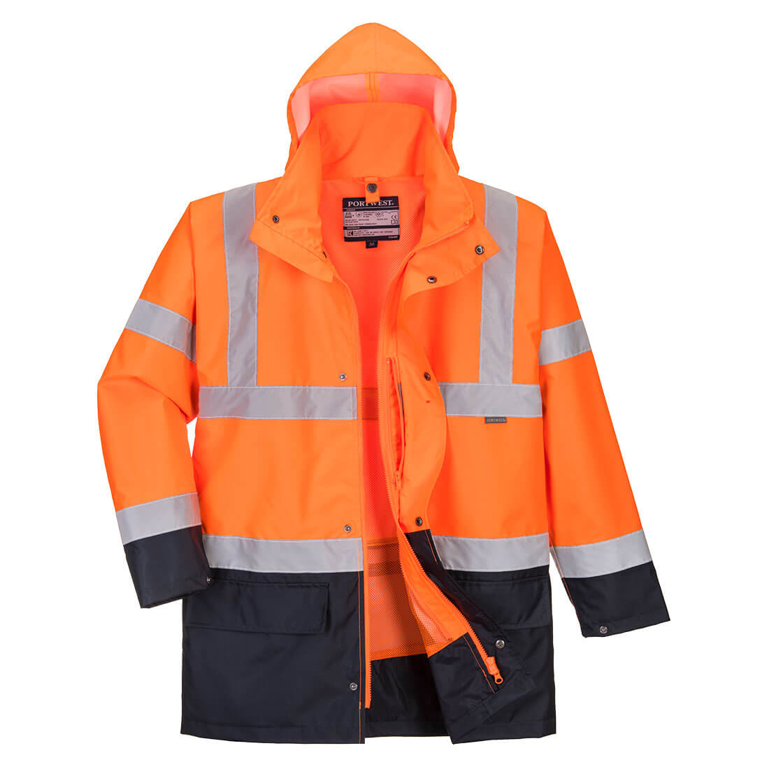 Portwest Hi-Vis 5-in-1 Contrast Essential Jacket 