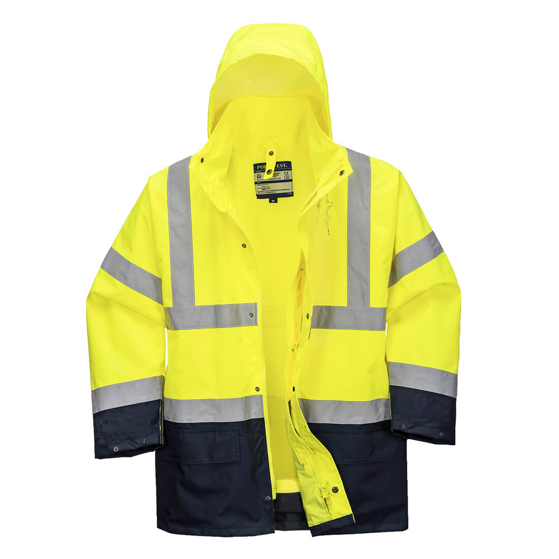 Portwest Hi-Vis 5-in-1 Contrast Essential Jacket - Style S766