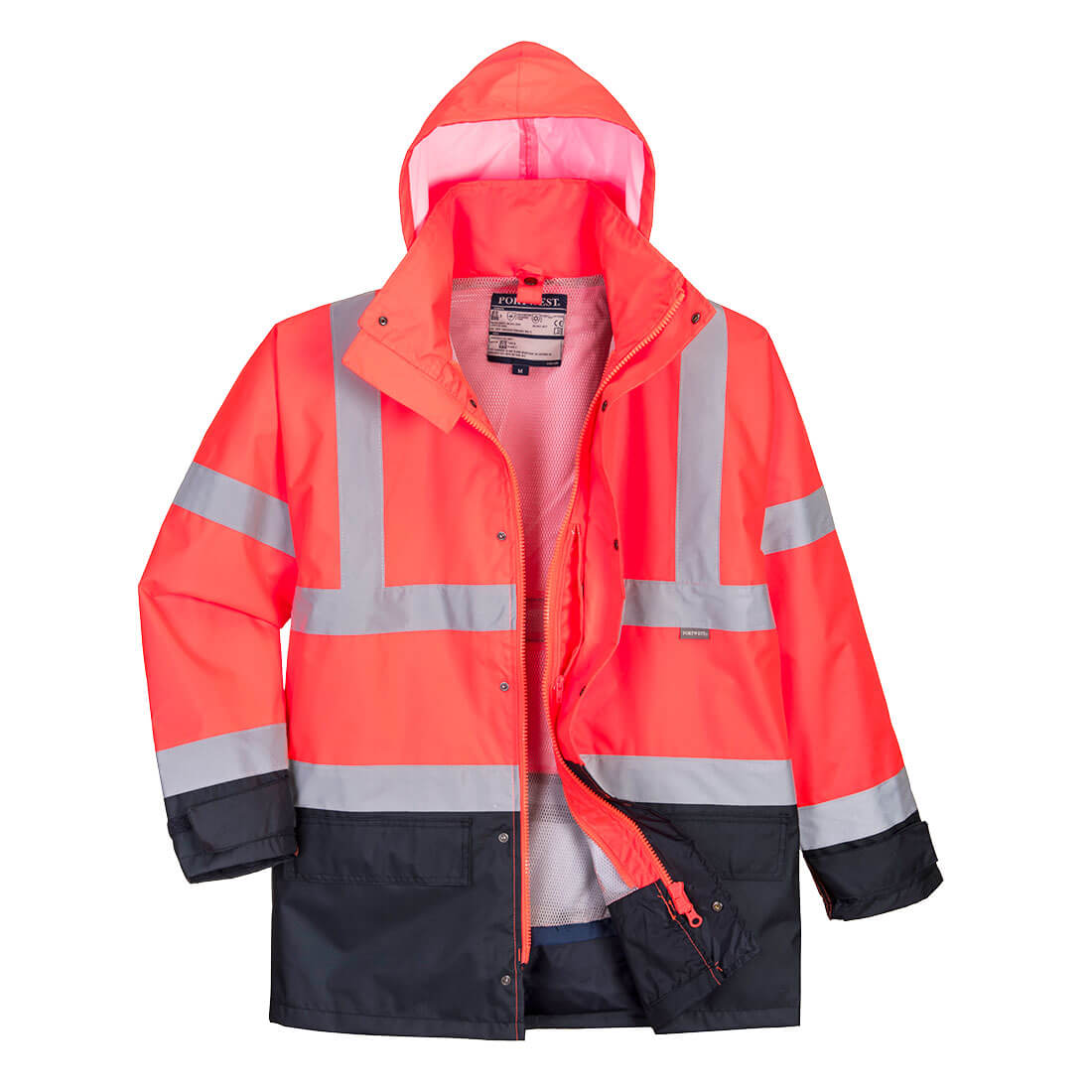 Portwest Hi-Vis 5-in-1 Contrast Executive Jacket - Style S768