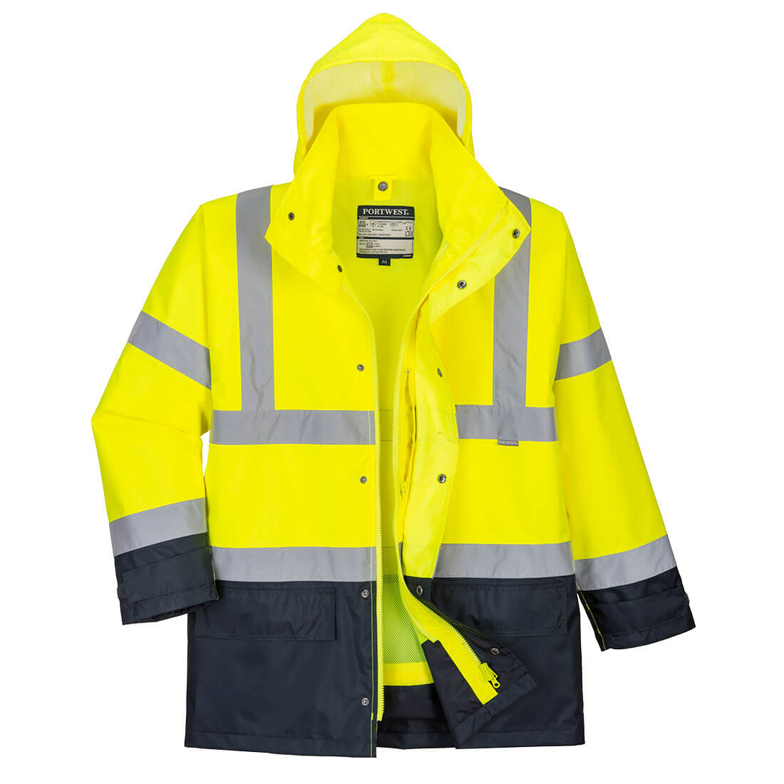 Portwest Hi-Vis 5-in-1 Contrast Executive Jacket - Style S768