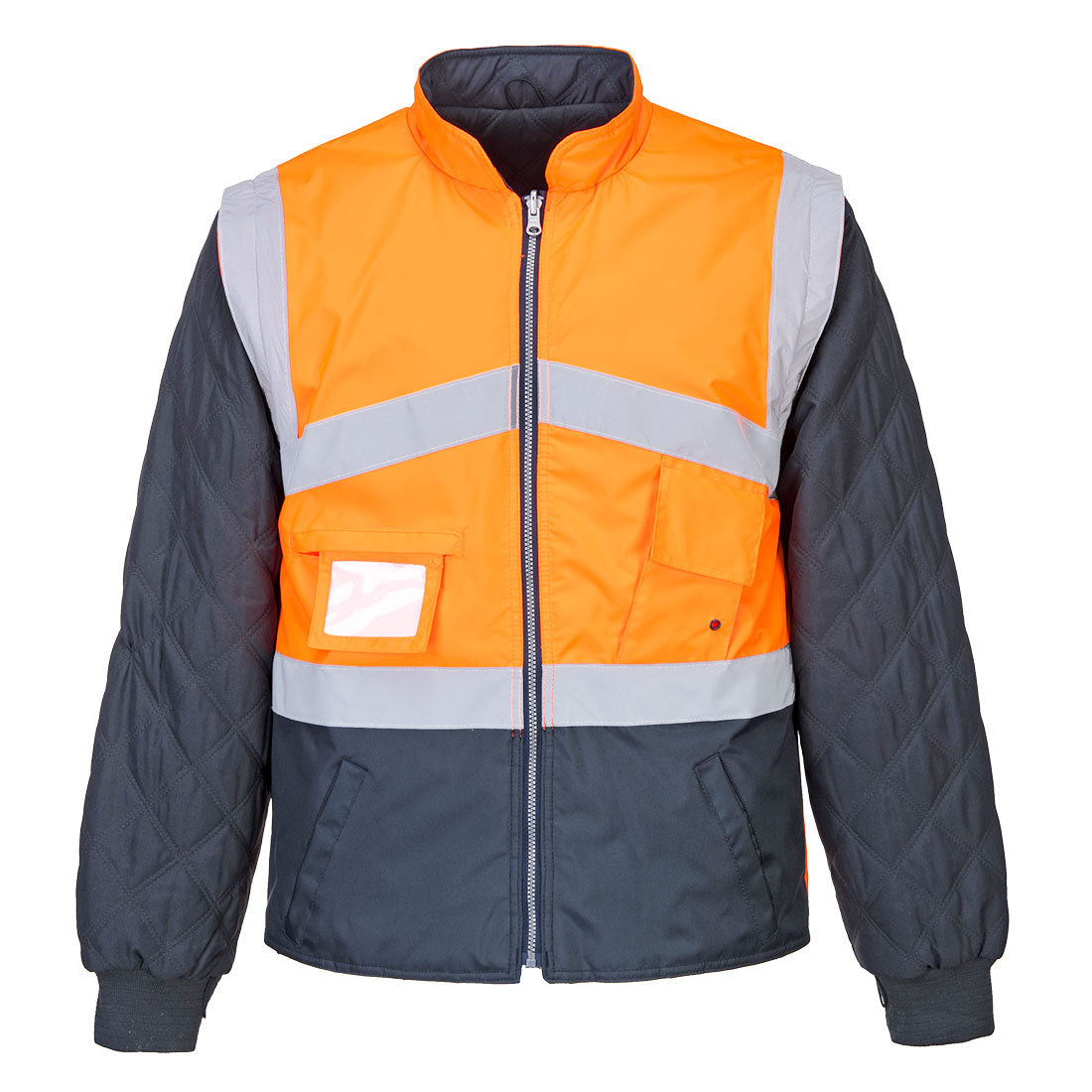 Portwest Hi-Vis Breathable 2-in-1 Contrast Reversible Jacket - Style S769
