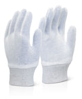 Beeswift Stockinette Super Knitwrist Gloves. (Per 600)