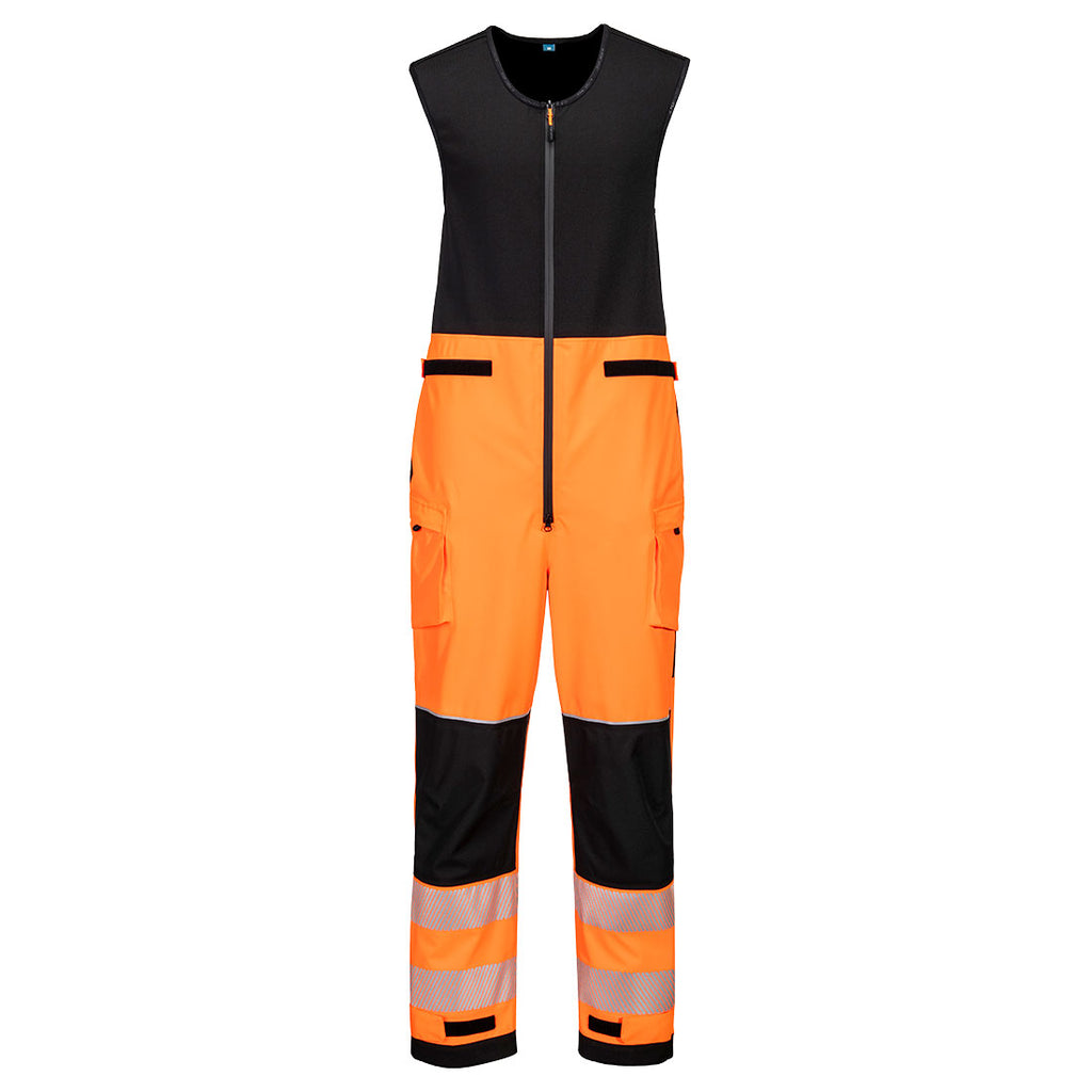 Portwest PW3 Hi-Vis Rain Salopettes (3L)- Style T150