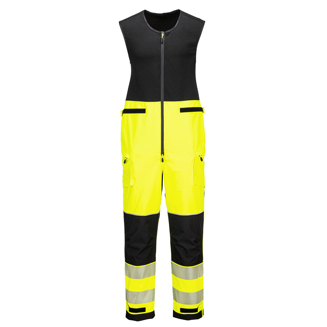 Portwest PW3 Hi-Vis Rain Salopettes (3L)- Style T150