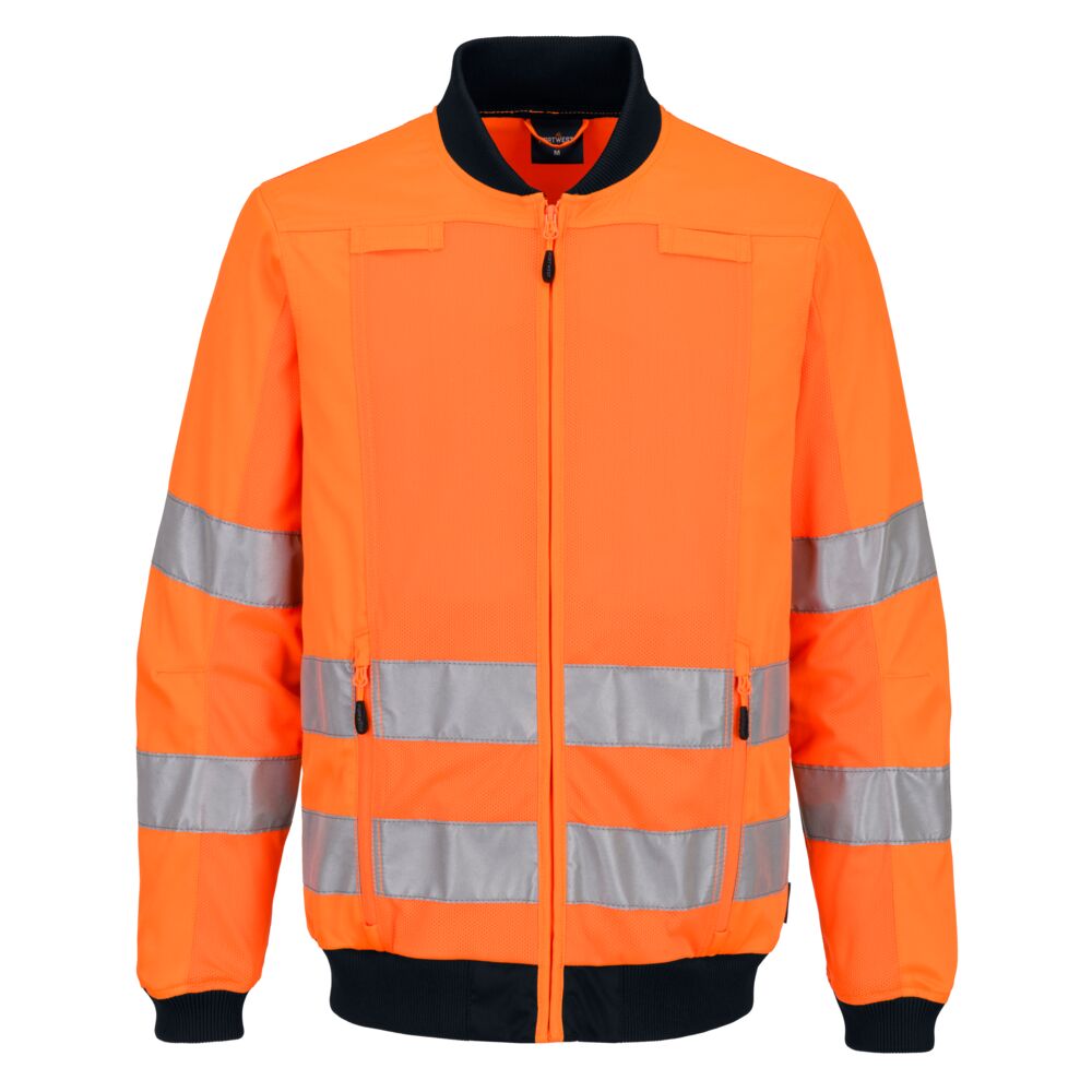 Portwest Hi-Vis Mesh Panel Work Jacket 