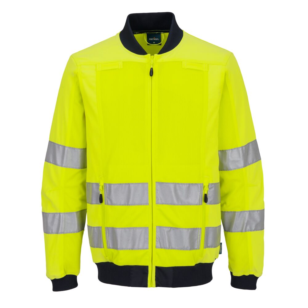 Portwest Hi-Vis Mesh Panel Work Jacket - Style T164
