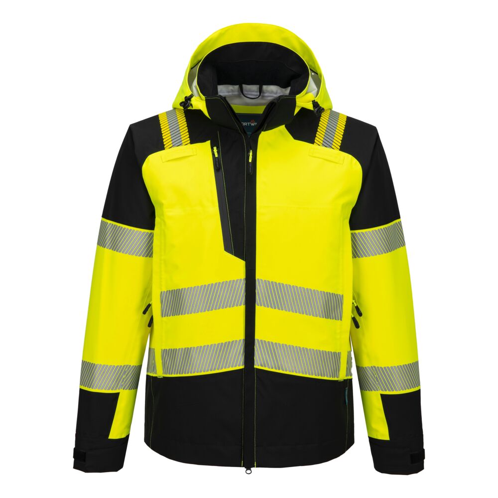 Portwest PW3 Hi-Vis Rain Jacket (3L)- Style T166