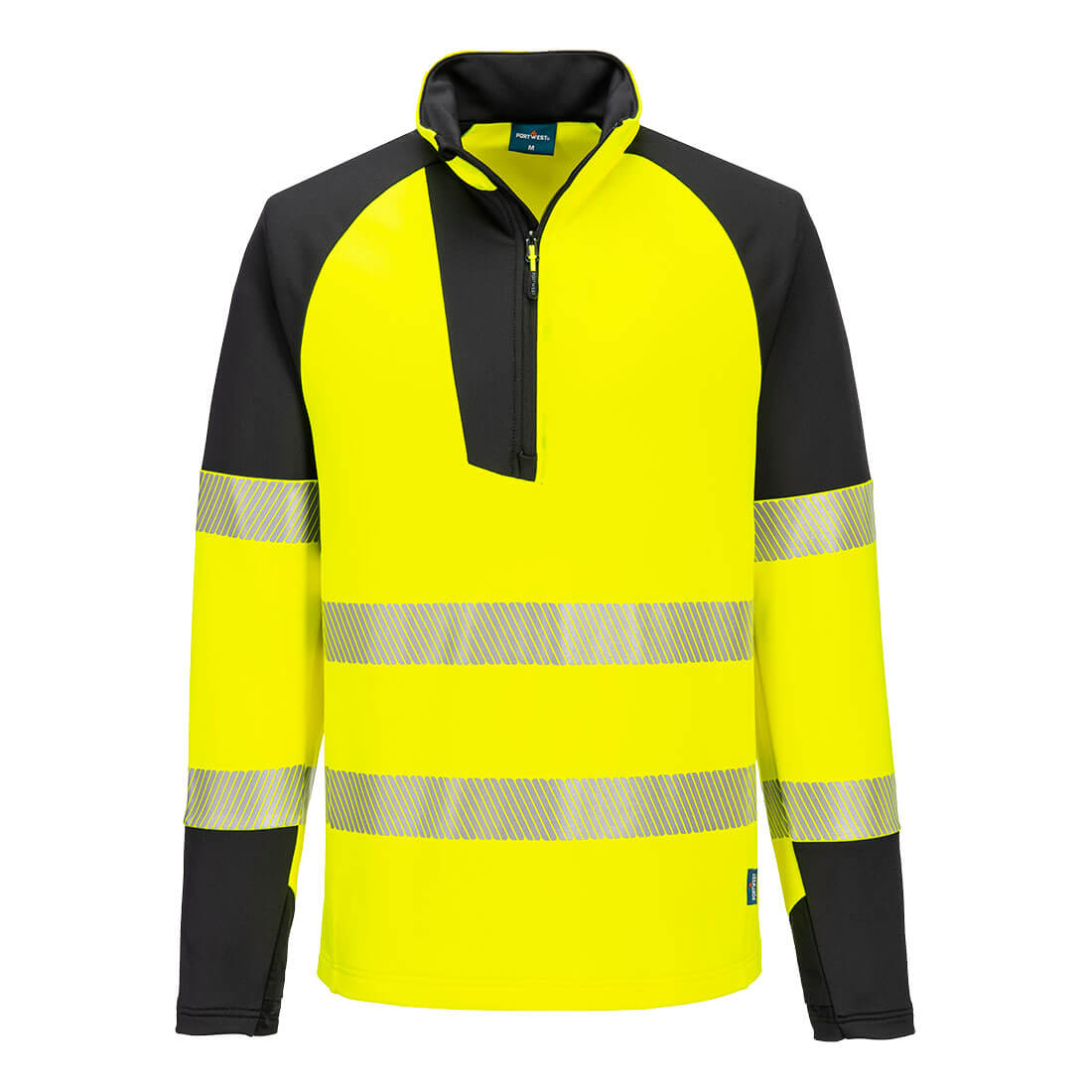 Portwest PW3 Hi-Vis 1/4 Zip Sweatshirt- Style T172