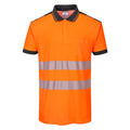 Portwest PW3 Hi-Vis Cotton Comfort Polo Shirt S/S - Style T180