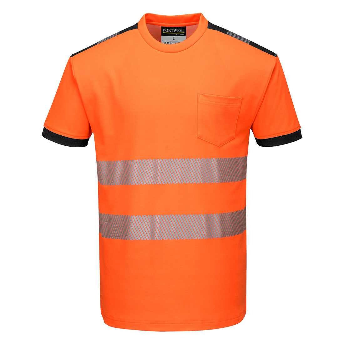 Portwest PW3 Hi-Vis Cotton Comfort T-Shirt S/S - Style T181