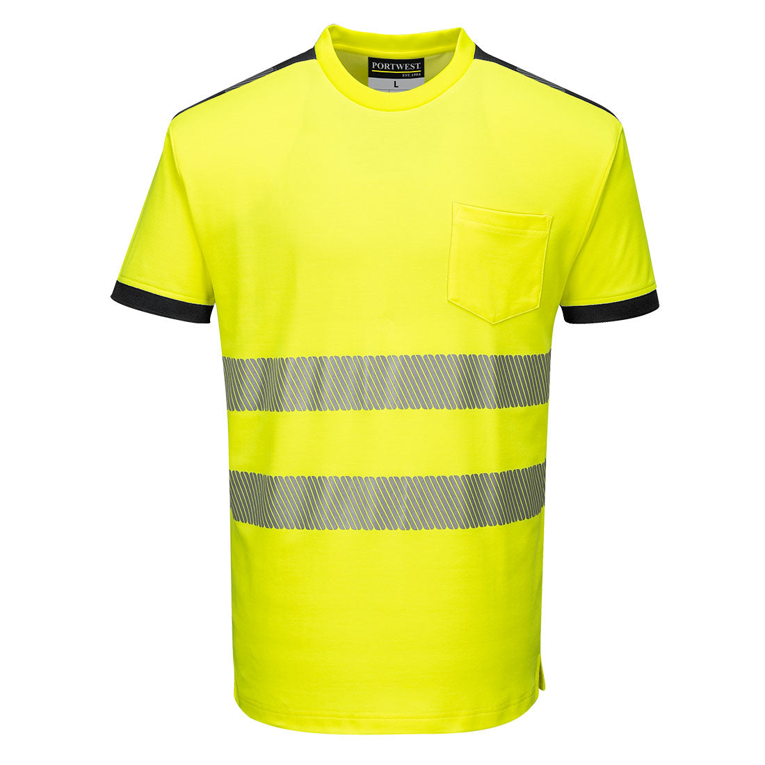 Portwest PW3 Hi-Vis Cotton Comfort T-Shirt S/S - Style T181