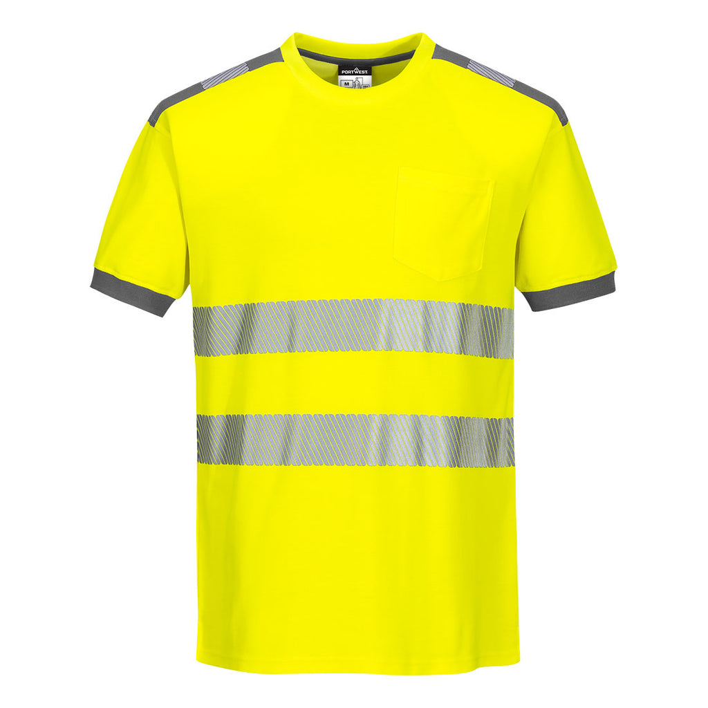 Portwest PW3 Hi-Vis Cotton Comfort T-Shirt S/S - Style T181