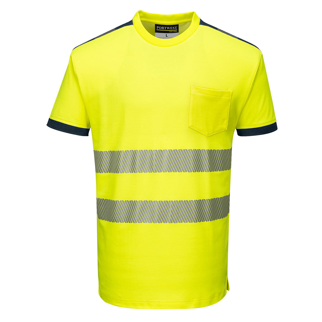 Portwest PW3 Hi-Vis Cotton Comfort T-Shirt S/S - Style T181