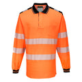 Portwest PW3 Hi-Vis Cotton Comfort Polo Shirt L/S - Style T184
