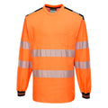 Portwest PW3 Hi-Vis Cotton Comfort T-Shirt L/S - Style T185