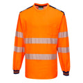 Portwest PW3 Hi-Vis Cotton Comfort T-Shirt L/S - Style T185
