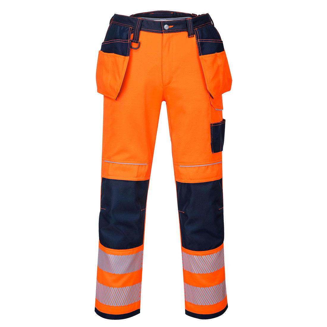 Portwest PW3 Hi-Vis Holster Pocket Work Trousers- Style T501