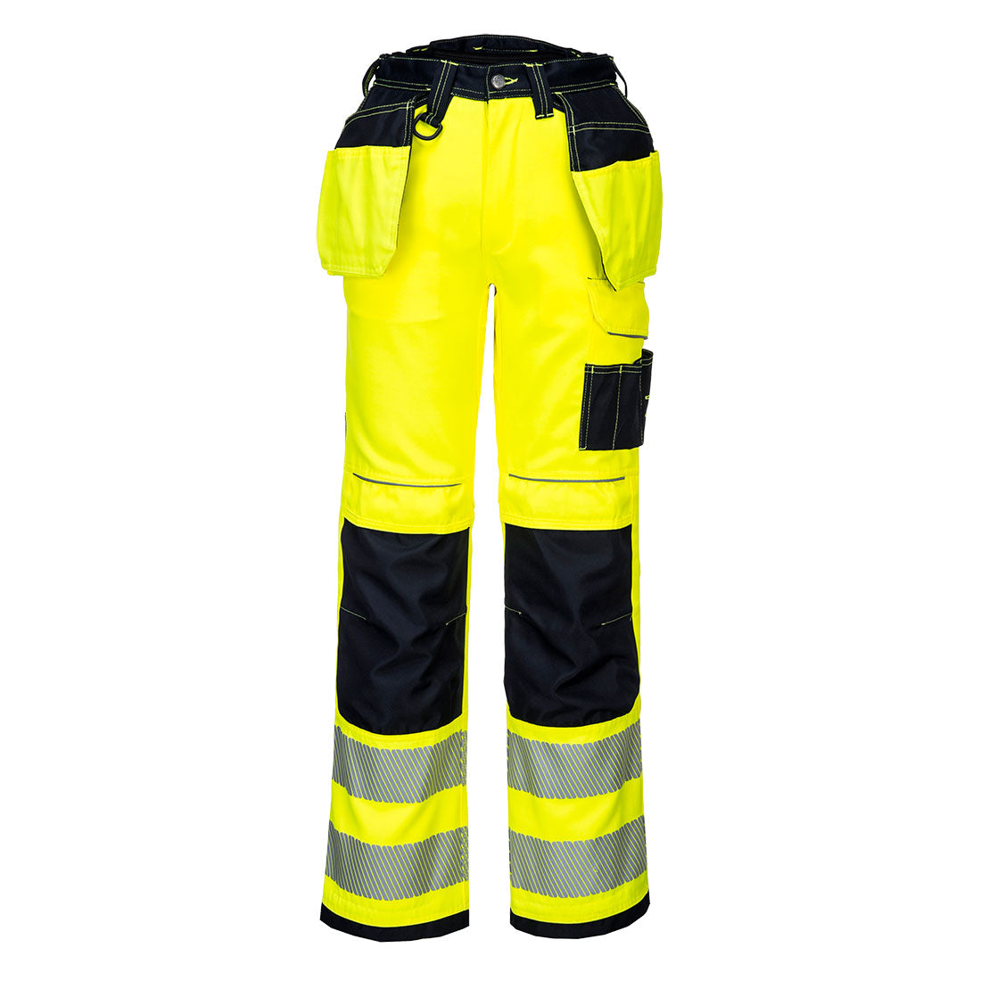 Portwest PW3 Hi-Vis Holster Pocket Work Trousers- Style T501