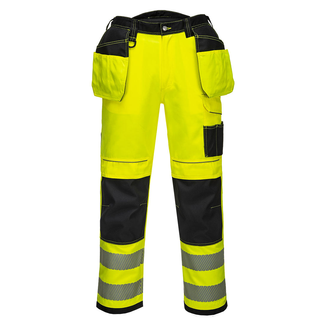 Portwest PW3 Hi-Vis Holster Pocket Work Trousers- Style T501