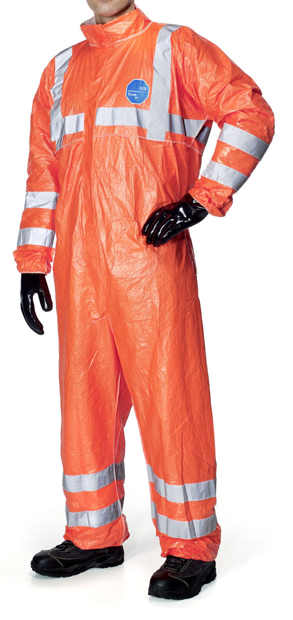 Tyvekâ® 500 Hi-Vis Disposable Coverall. (Each)