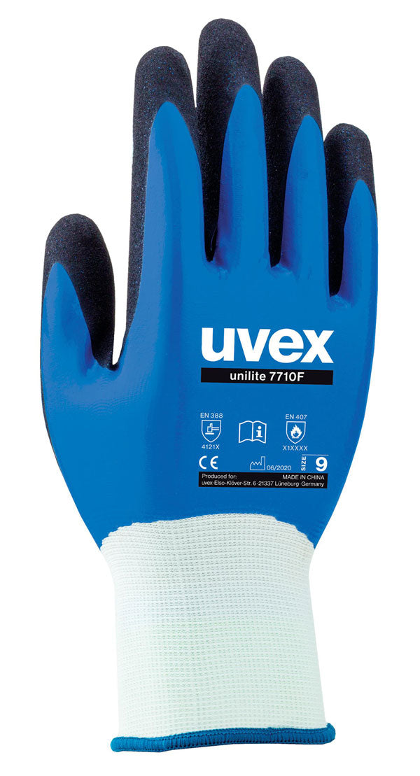 Uvex Unilite 7710F Gloves. (Per 10)