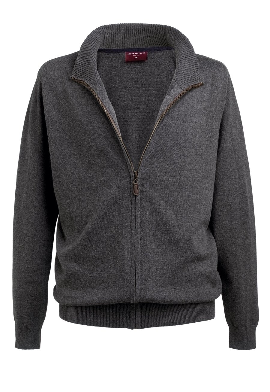 Brook Taverner Columbus Full Zip Cardigan Style 4218