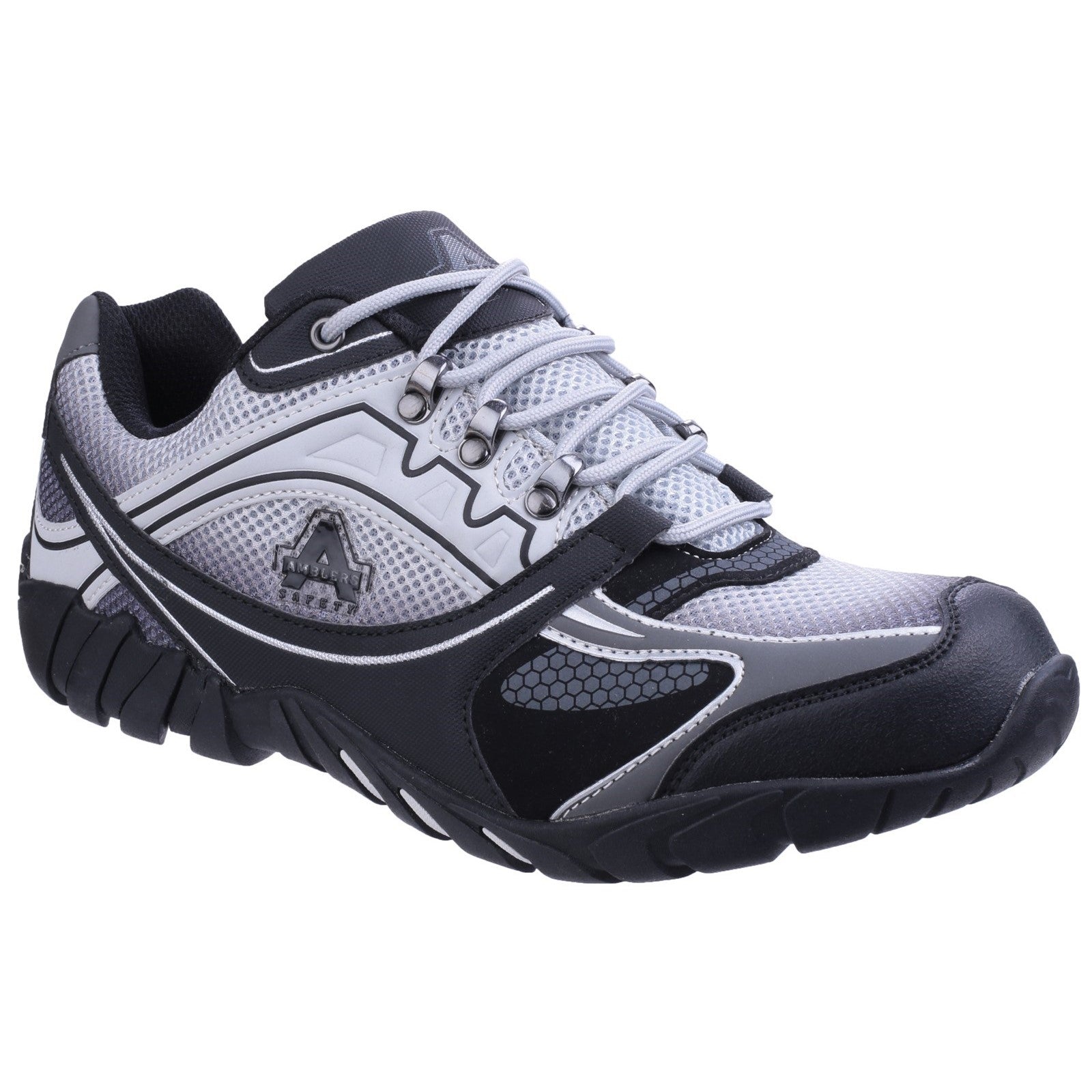 FS702 Granite Vegan-Friendly Antistatic Lace up Safety Trainer - Grey