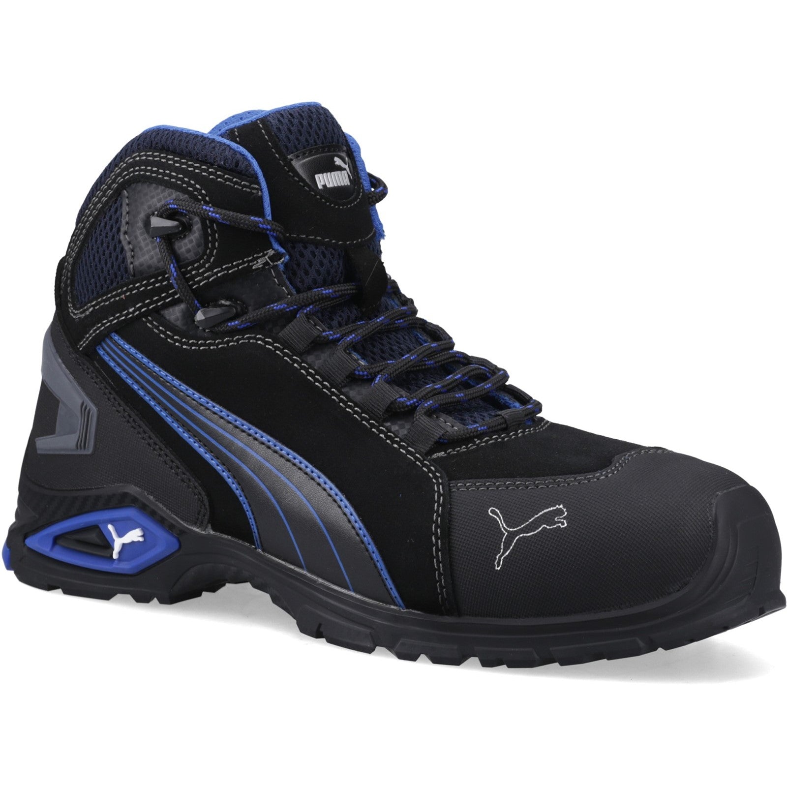 Rio Mid Lace-up Safety Boot - Black